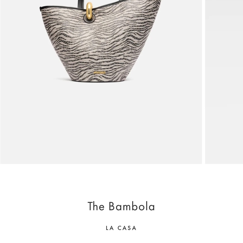 Jacquemus Le Bambola Zebra Tote - Picture 2 of 10